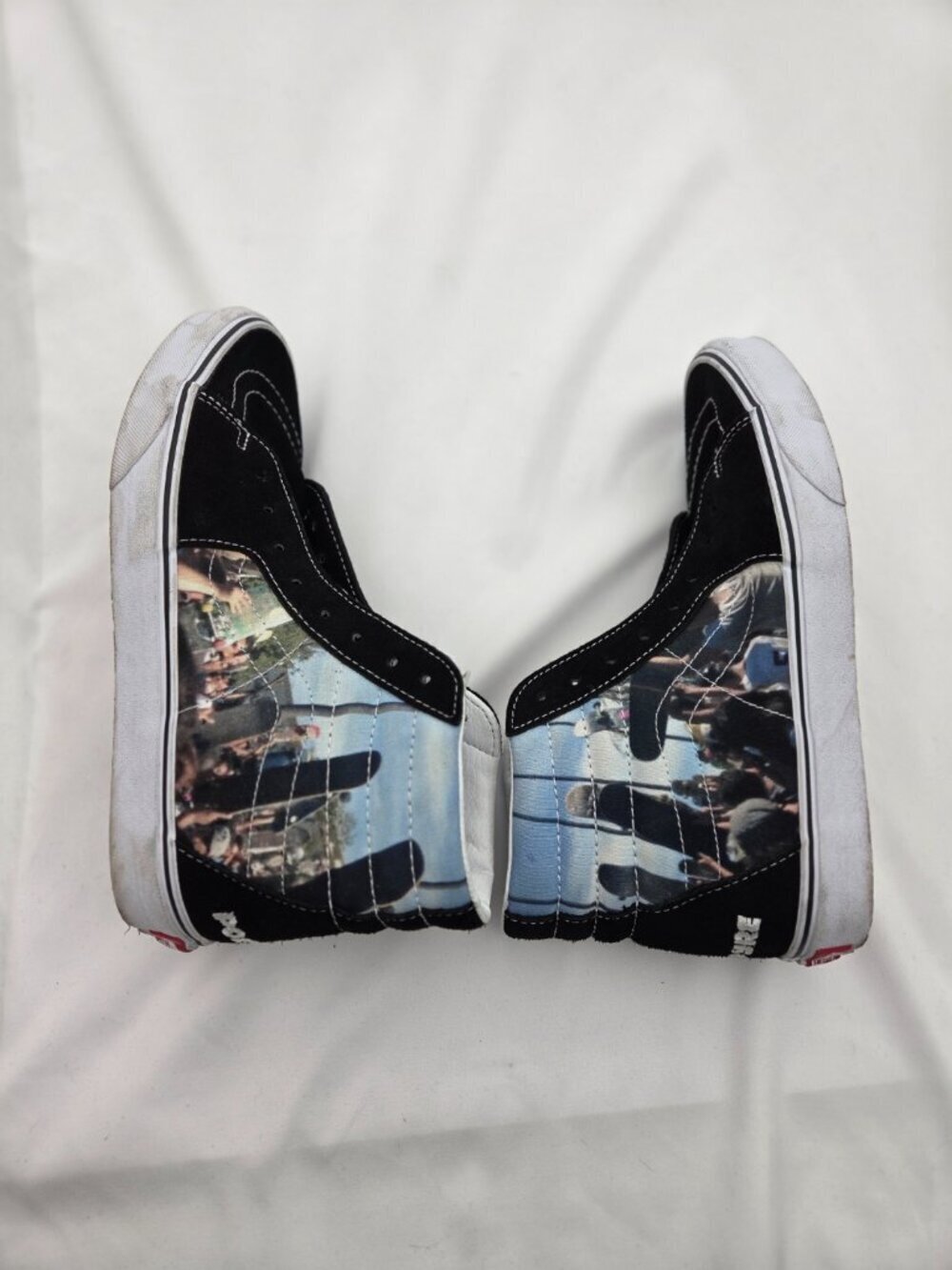 Vans x MOCA x Frances Stark Sk8-Hi | "Poets on the Pyre" Art Sneakers 10 - Picture 3 of 11